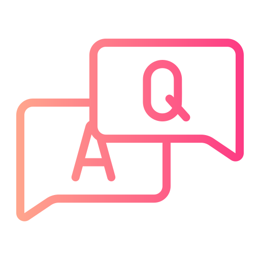Questions Generic gradient outline icon