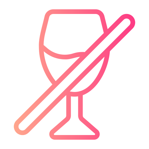 no alcohol Generic gradient outline icono