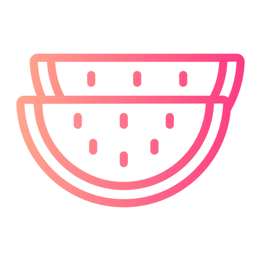 wassermelone Generic gradient outline icon