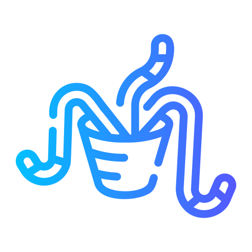 Earthworm Generic gradient outline icon