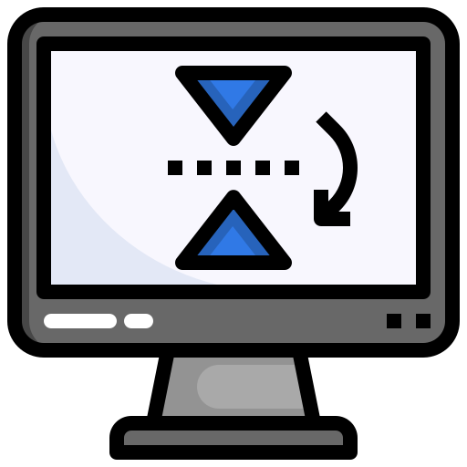 computadora Generic color lineal-color icono