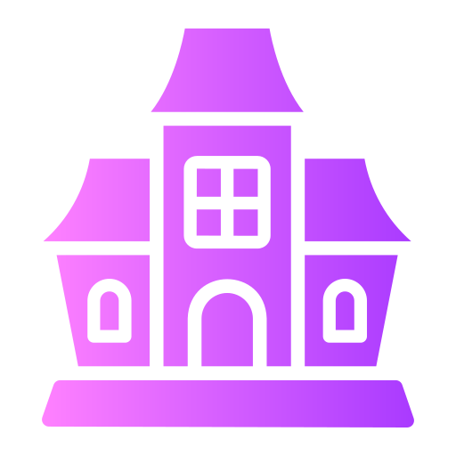 Horror house Generic gradient fill icon