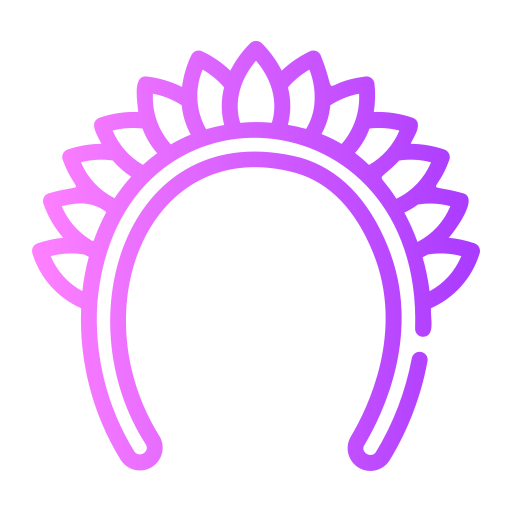 arco de cabelo Generic gradient outline Ícone