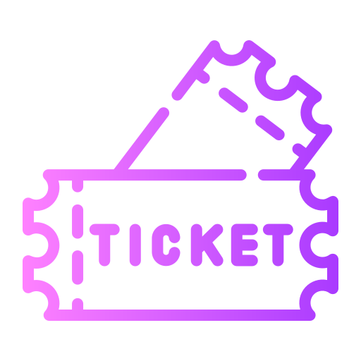 Tickets Generic gradient outline icon