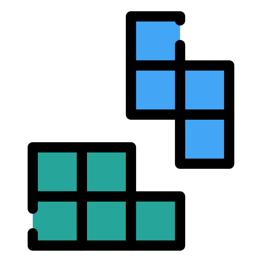 tetris Generic color lineal-color icono