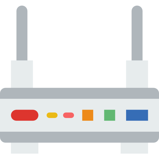 router prettycons Flat icona