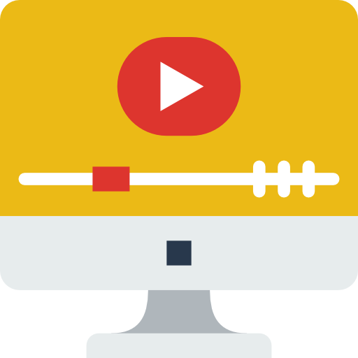 videoplayer prettycons Flat icon