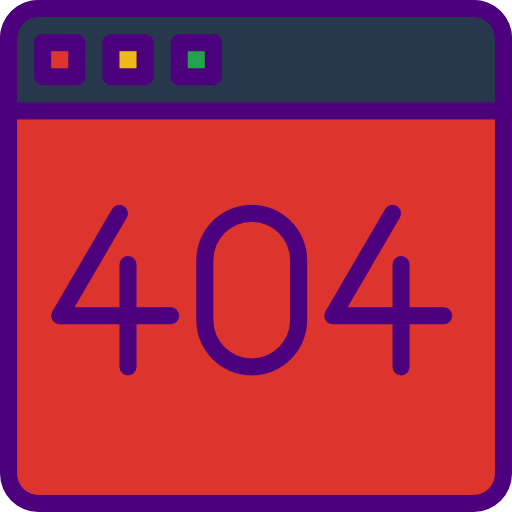 404 prettycons Lineal Color ikona