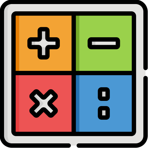rekenmachine Special Lineal color icoon