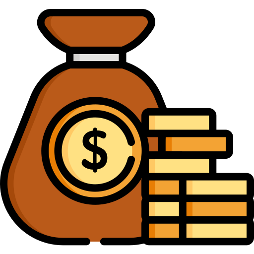 Money bag Special Lineal color icon