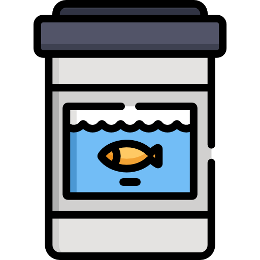 Fish food Special Lineal color icon
