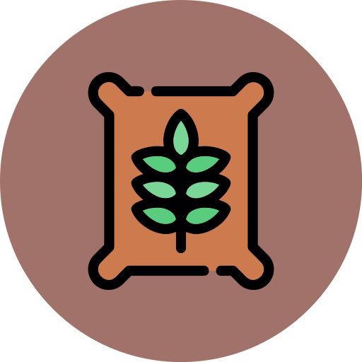 bolsa de semillas Generic color lineal-color icono