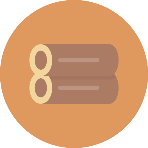 통나무 Generic color fill icon