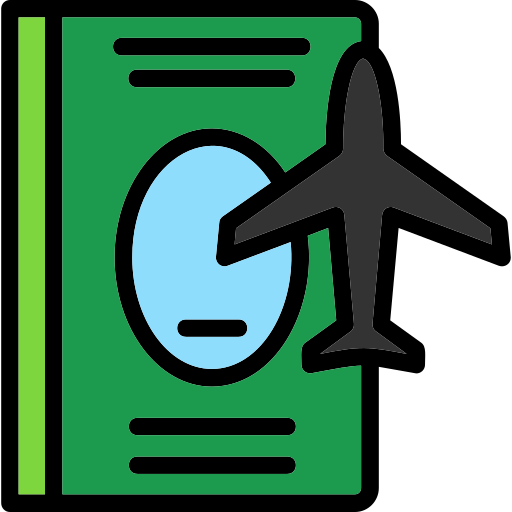 Заграничный пасспорт Generic color lineal-color иконка