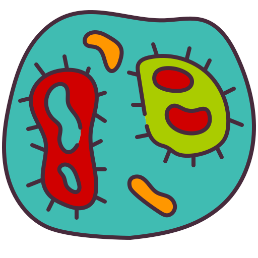 Bacteria Generic color lineal-color icon