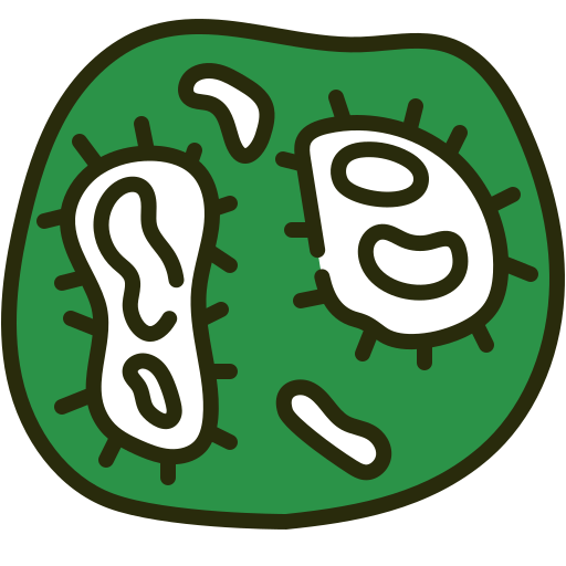 bakteria Generic color lineal-color ikona