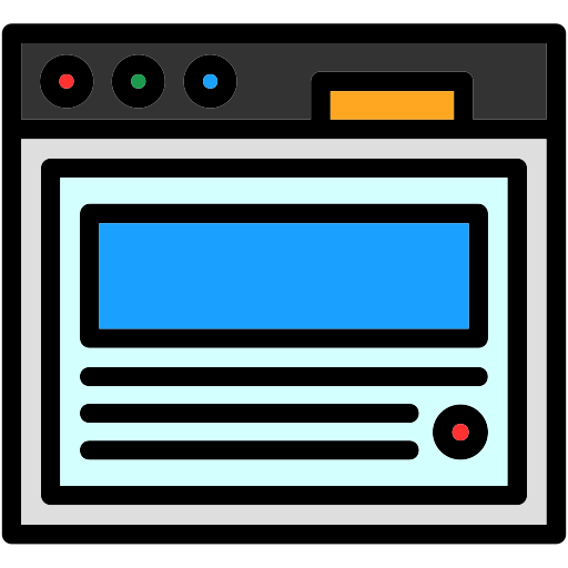 블로그 Generic color lineal-color icon
