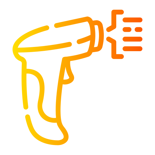 Barcode scanner Generic gradient outline icon