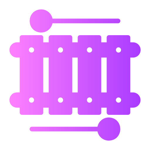 xylofoon Generic gradient outline icoon