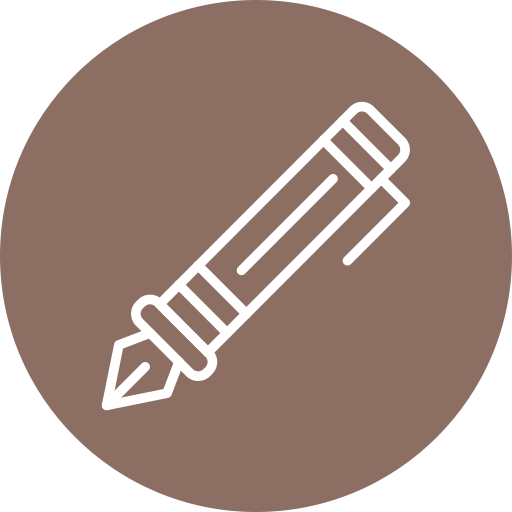 Fountain pen Generic color fill icon