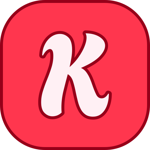 litera k Generic color lineal-color ikona
