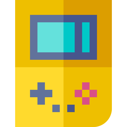 consola de juego Basic Straight Flat icono