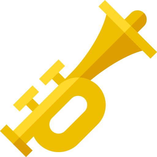 trompet Basic Straight Flat icoon