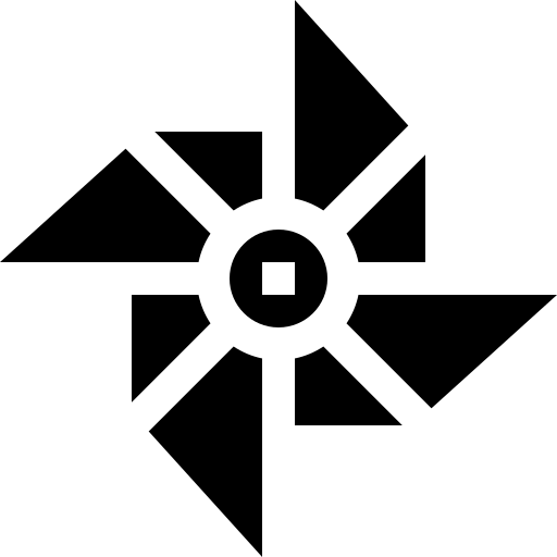 moulinet Basic Straight Filled Icône