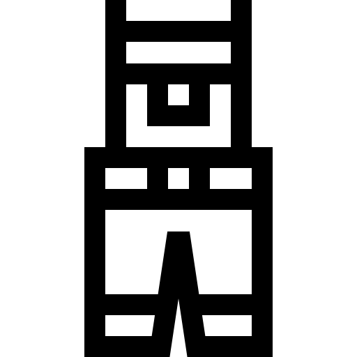 salopette Basic Straight Lineal icona