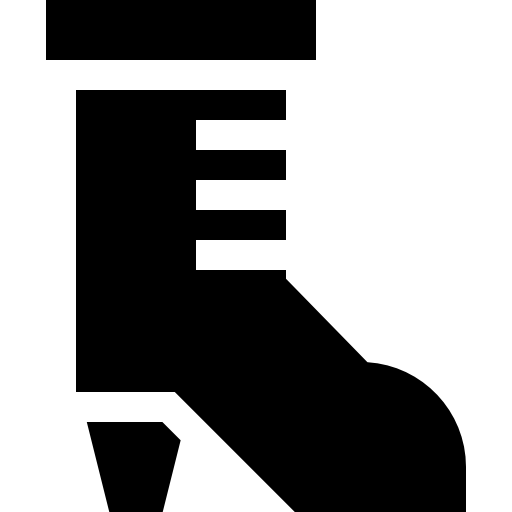 ハイヒール Basic Straight Filled icon