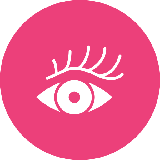 Eyelashes Generic color fill icon