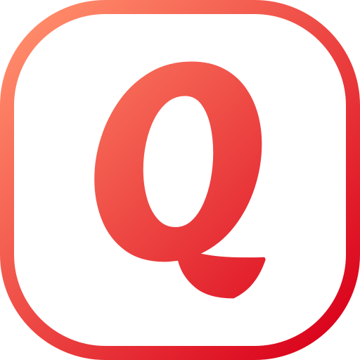 buchstabe q Generic gradient fill icon