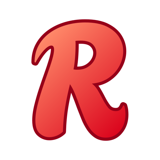 letra r Generic gradient lineal-color icono