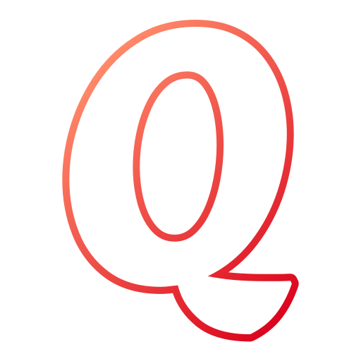 Letter q Generic gradient outline icon