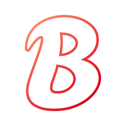 buchstabe b Generic gradient outline icon