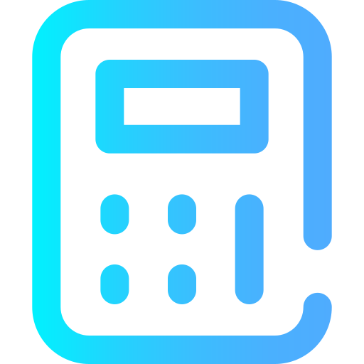 calcolatrice Super Basic Omission Gradient icona