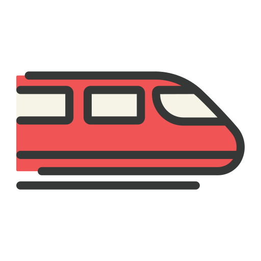 tren Generic color lineal-color icono