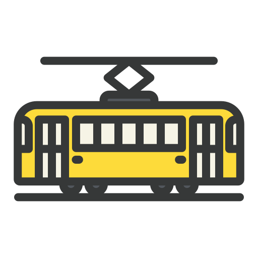 tranvía Generic color lineal-color icono