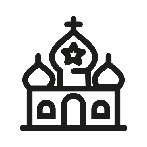 kerk Generic outline icoon