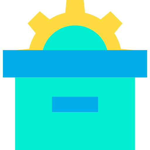 caja Kiranshastry Flat icono