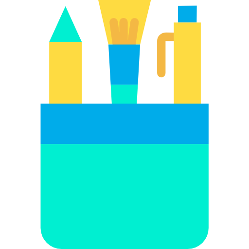 Pencil case Kiranshastry Flat icon