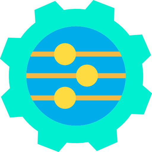 설정 Kiranshastry Flat icon