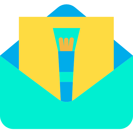郵便 Kiranshastry Flat icon