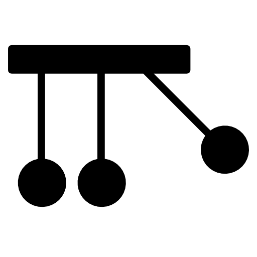 Newton cradle Kiranshastry Solid icon