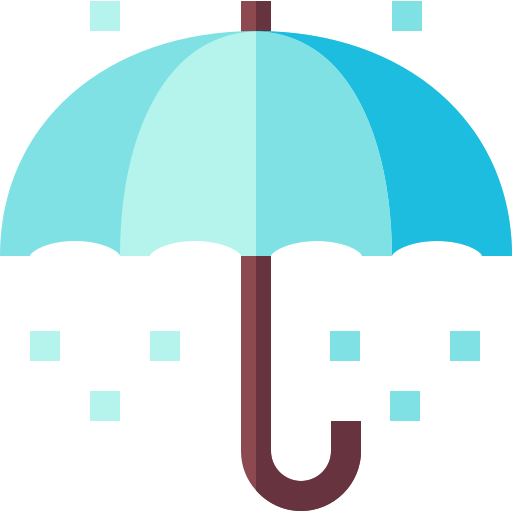 regenschirm Basic Straight Flat icon