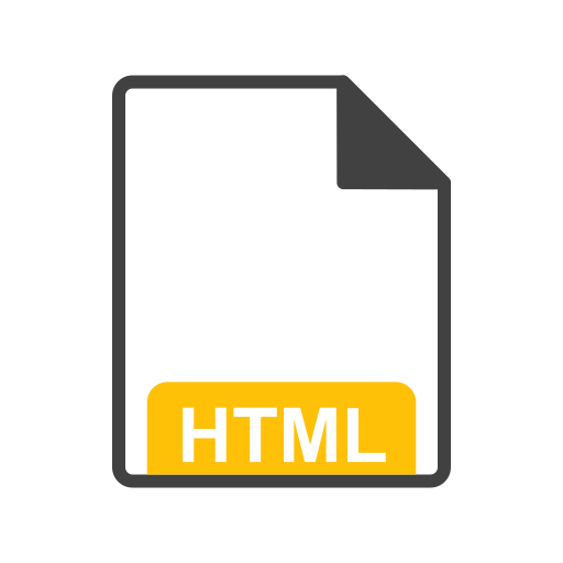 html Generic outline icono