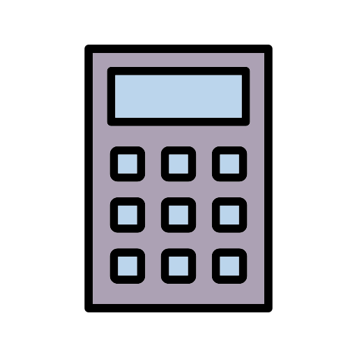 calcolatrice Generic color lineal-color icona