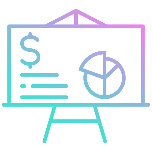 Business plan Generic gradient outline icon