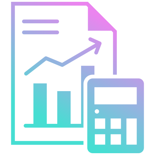 Business calculation Generic gradient fill icon