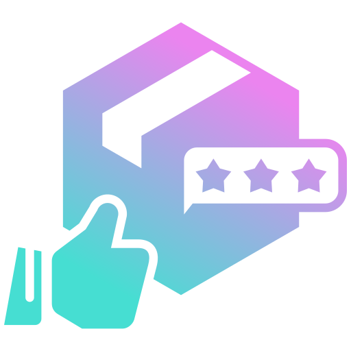 Product review Generic gradient fill icon